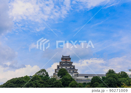 佐賀県唐津市の唐津城天守閣 佐賀県唐津市の唐津城天守閣 90271009