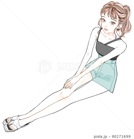 脚が綺麗な女性 脚が綺麗な女性 90271699