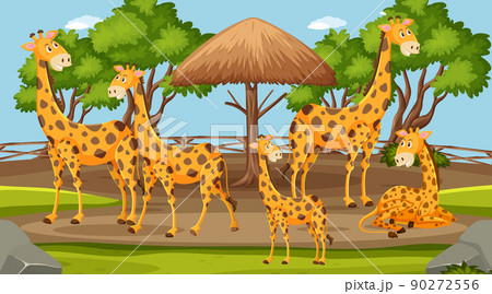 Animals at the zoo 90272556
