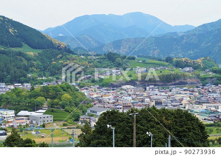 川根町家山の町並み【静岡県島田市】 川根町家山の町並み【静岡県島田市】 90273936