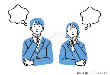 人物 考える高校生 90274548