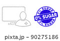 Blue Scratched 0% Sugar Seal and Web Carcass Computer Doctor 90275186