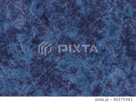 藍色・ジャパンブルーの、むらくも染め雲龍和紙 90275481