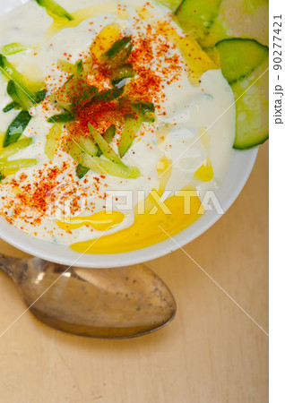 Arab middle east goat yogurt and cucumber salad Arab middle east goat yogurt and cucumber salad 90277421