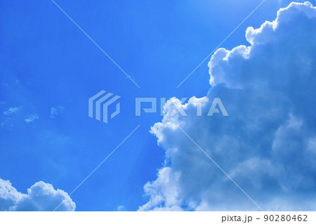 青空とモコモコ雲 青空とモコモコ雲 90280462