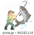 魚釣り 90282118