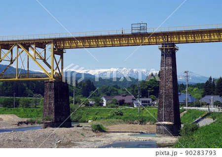 福島県山都町・磐越西線一ノ戸川橋梁 90283793