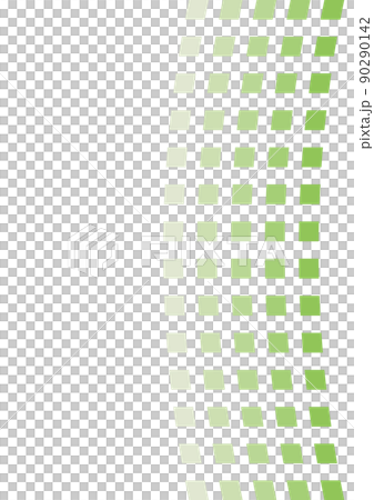 縦ラインカーブの背景　（背景素材）　緑 90290142