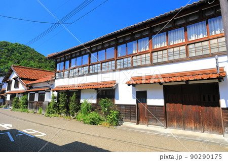 【鳥取県】晴天の倉吉白壁土蔵群 【鳥取県】晴天の倉吉白壁土蔵群 90290175