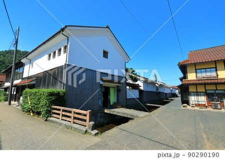 【鳥取県】晴天の倉吉白壁土蔵群 【鳥取県】晴天の倉吉白壁土蔵群 90290190