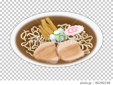 醤油ラーメン(手描き) 醤油ラーメン(手描き) 90290198