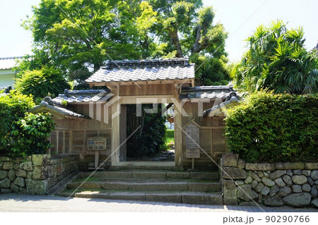 出水麓武家屋敷群　いずみ麓歴史館　周辺風景　新緑の頃　鹿児島県 90290766
