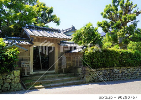 出水麓武家屋敷群　いずみ麓歴史館　周辺風景　新緑の頃　鹿児島県 90290767