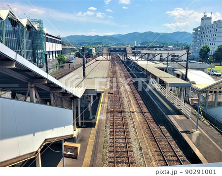 九州新幹線出水駅　西口風景（肥薩おれんじ鉄道乗り換え） 90291001