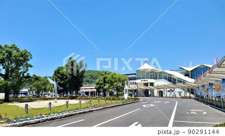 九州新幹線出水駅　西口風景（肥薩おれんじ鉄道乗り換え） 90291144