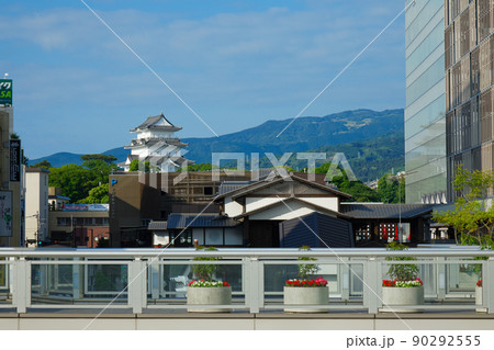 小田原駅前より小田原城を望む 小田原駅前より小田原城を望む 90292555