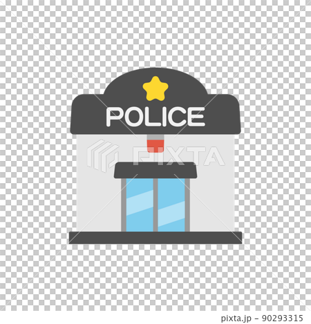 警察箱圖標 90293315