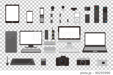 Image icon illustration of various devices 90293990