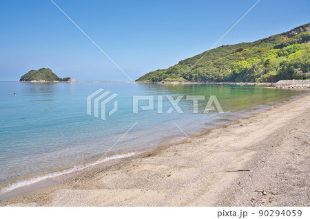 【小豆島 遠手浜海水浴場】 香川県小豆郡小豆島町福田甲 90294059