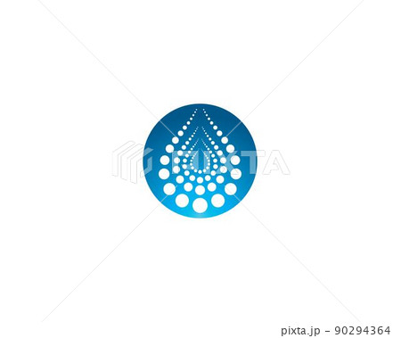 Water drop symbol illustration 90294364