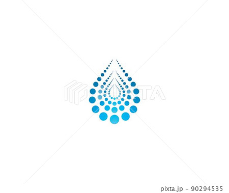 Water drop symbol illustration 90294535