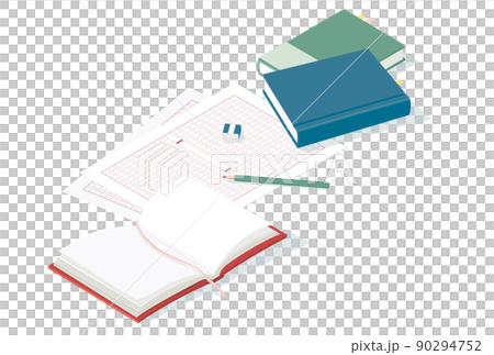 読書感想文のイメージのベクターイラスト 読書感想文のイメージのベクターイラスト 90294752