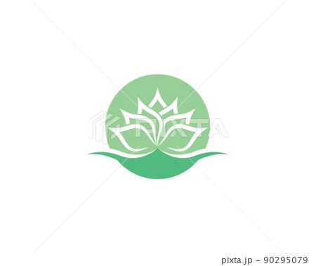 Lotus symbol illustration Lotus symbol illustration 90295079