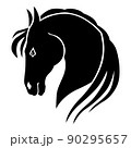 Horse muzzle icon 90295657