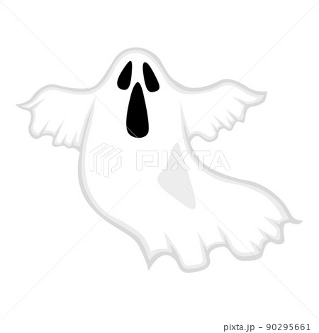 Halloween cartoon scary ghost 90295661