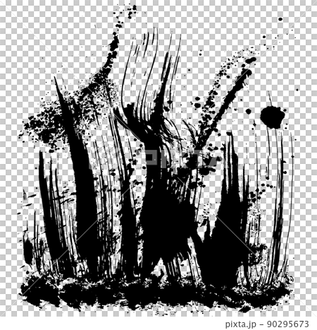 Flame bonfire handwritten brush illustration Flame bonfire handwritten brush illustration 90295673
