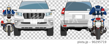 警方摩托車超速打擊前後 警方摩托車超速打擊前後 90295719