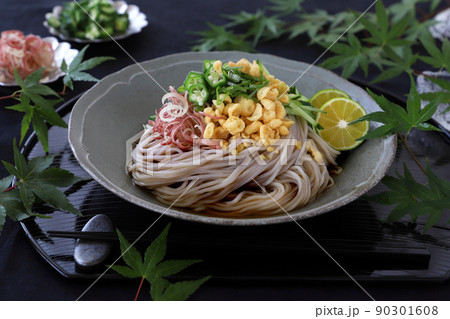 冷やしたぬきそば　冷やしたぬき蕎麦 90301608