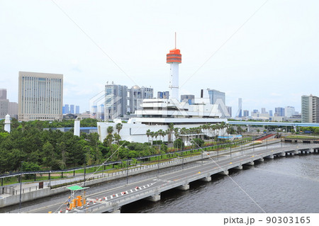 船の科学館（東京国際クルーズターミナルからの風景） 90303165