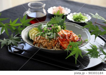 納豆キムチそば キムチ納豆そば 納豆キムチそば キムチ納豆そば 90303184