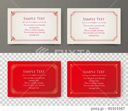 Luxury card design. Antique decorative design. Elegant edge pattern. Luxury card design. Antique decorative design. Elegant edge pattern. 90303987