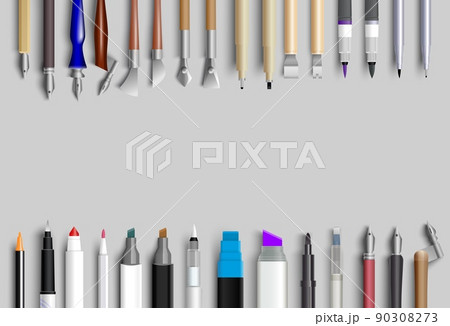 Calligraphy vector banner frame realistic 3d design Calligraphy vector banner frame realistic 3d design 90308273