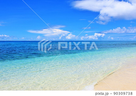 沖縄 宮古島 青空と海 沖縄 宮古島 青空と海 90309738