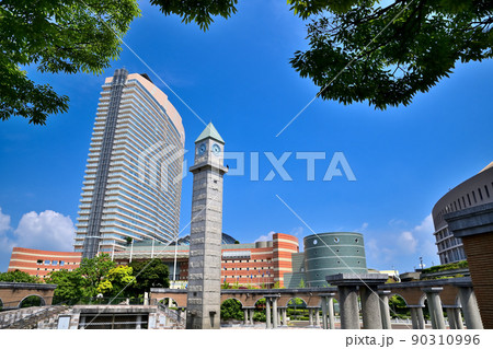 福岡市　都市風景　ヒルトン福岡シーホーク 90310996