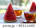 すいか　夏イメージ 90311485