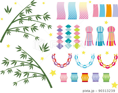 七夕飾りセット 90313239