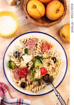 Fresh pasta salad Fresh pasta salad 90314958