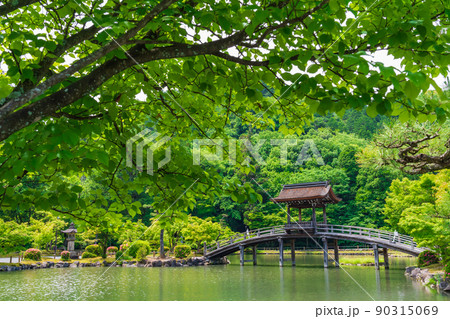 新緑の虎渓山永保寺〈岐阜県多治見市〉 新緑の虎渓山永保寺〈岐阜県多治見市〉 90315069