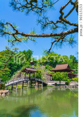 新緑の虎渓山永保寺〈岐阜県多治見市〉 90315153