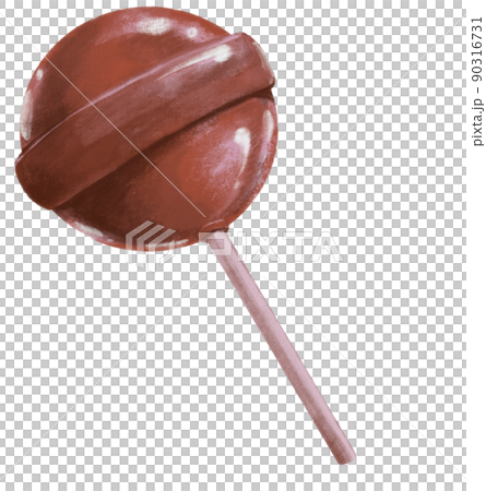 Chocolate cola lollipop stick sweet sugar candy digital painting illustration Chocolate cola lollipop stick sweet sugar candy digital painting illustration 90316731