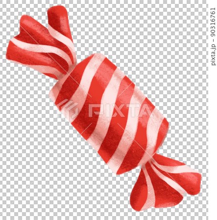 Candy wrapper colorful foil wrap sweet treat chocolate hand illustration 90316761