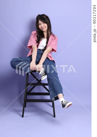 Cute Asian Girl 90317293