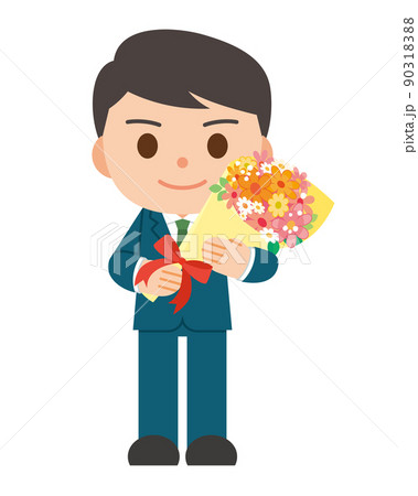 退職の男性会社員 90318388