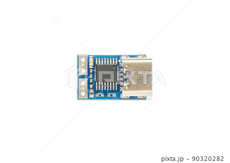 USB-C PD trigger module isolated on white background 90320282