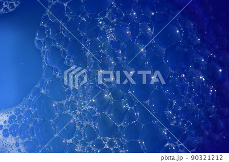 石鹸水の泡 背景素材 石鹸水の泡 背景素材 90321212