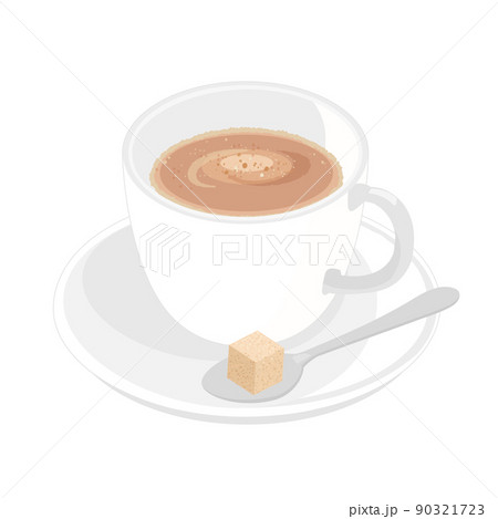 カフェラテ 90321723